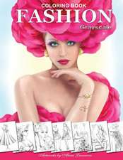 Fashion Coloring Book. Grayscale