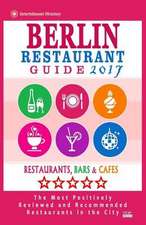 Berlin Restaurant Guide 2017