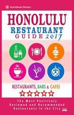 Honolulu Restaurant Guide 2017