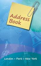 Address Book - London, Paris & New York Design by Gee Myster