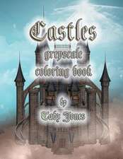 Castles Greyscale Coloring Book