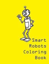 Smart Robots Coloring Book