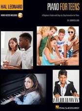 Hal Leonard Piano for Teens Method: A Beginner's Guide with Step-By-Step Instruction for Piano (Book/Online Audio)