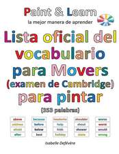 Lista Oficial del Vocabulario Para Movers (Examen de Cambridge)