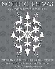 Nordic Christmas Coloring Book for Adults