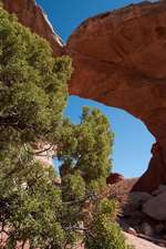 The Broken Arch in Arches National Park, Utah