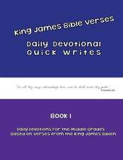 Daily Devotional Quick Writes for Middle Grades