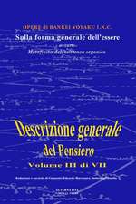 Sulla Forma Generale Dell'essere