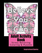 Adult Activity Book Inspirational Quotes