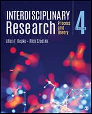 Interdisciplinary Research: Process and Theory