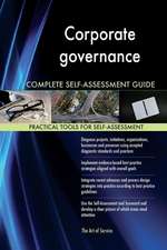 Corporate Governance Complete Self-Assessment Guide