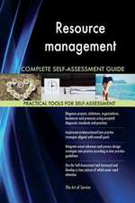 Resource Management Complete Self-Assessment Guide