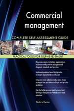 Commercial Management Complete Self-Assessment Guide