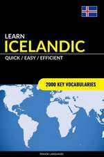 Learn Icelandic - Quick / Easy / Efficient