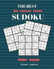 The Best 200 Puzzles Books Sudoku Very Hard