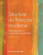 Structure du français moderne, quatrième édition