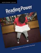 Reading Power: Teaching Students to Think While They Read