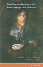 John Donne & the Line of Wit