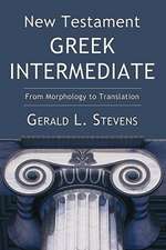 New Testament Greek Intermediate: From Morphology to Translation