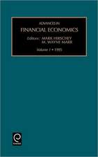 Advances in Financial Economics