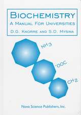 Biochemistry: A Manual for Universities