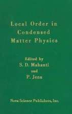 Local Order in Condensed Matter Physics