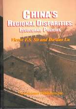 China's Regional Disparities: Issues & Policies