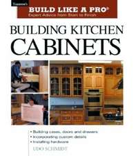 Building Kitchen Cabinets