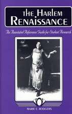 The Harlem Renaissance: An Annotated Reference Guide for Student Research