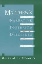 Matthew's Narrative Portrait of Disciples