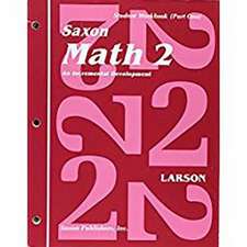 Saxon Math 2 Part One