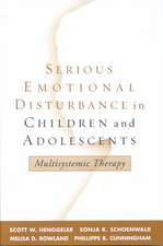 Serious Emotional Disturbance in Children and Adolescents