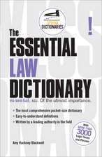 The Essential Law Dictionary