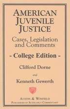 American Juvenile Justice