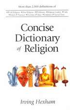 The Concise Dictionary of Religion