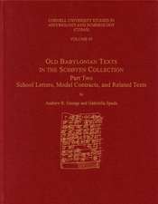 Old Babylonian Texts in the Schøyen Collection, – School Letters, Model Contracts, and Related Texts