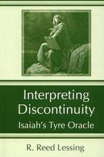 Interpreting Discontinuity: Isaiah's Tyre Oracle