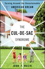 The Cul–de–Sac Syndrome – Turning Around the Unsustainable American Dream