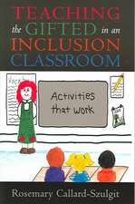 Teaching the Gifted in an Inclusion Classroom