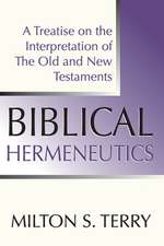 Biblical Hermeneutics