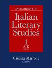 Encyclopedia of Italian Literary Studies