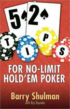 52 Tips for No-Limit Hold'em Poker