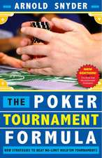 Poker Tournament Formula