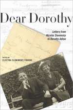 Dear Dorothy – Letters from Nicolas Slonimsky to Dorothy Adlow