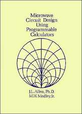 Microwave Circuit Design Using Programmable Calculators