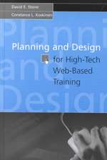 Planning & Design for High Tech Web-Based Training