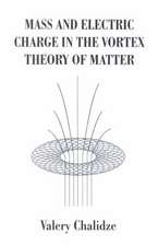 Mass and Electric Charge in the Vortex Theory of Matter