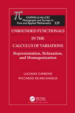 Unbounded Functionals in the Calculus of Variations