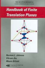 Handbook of Finite Translation Planes