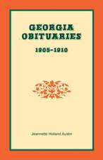 Georgia Obituaries, 1905-1910